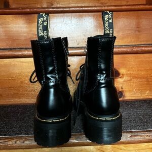 Dr Marten’s leather platform boots